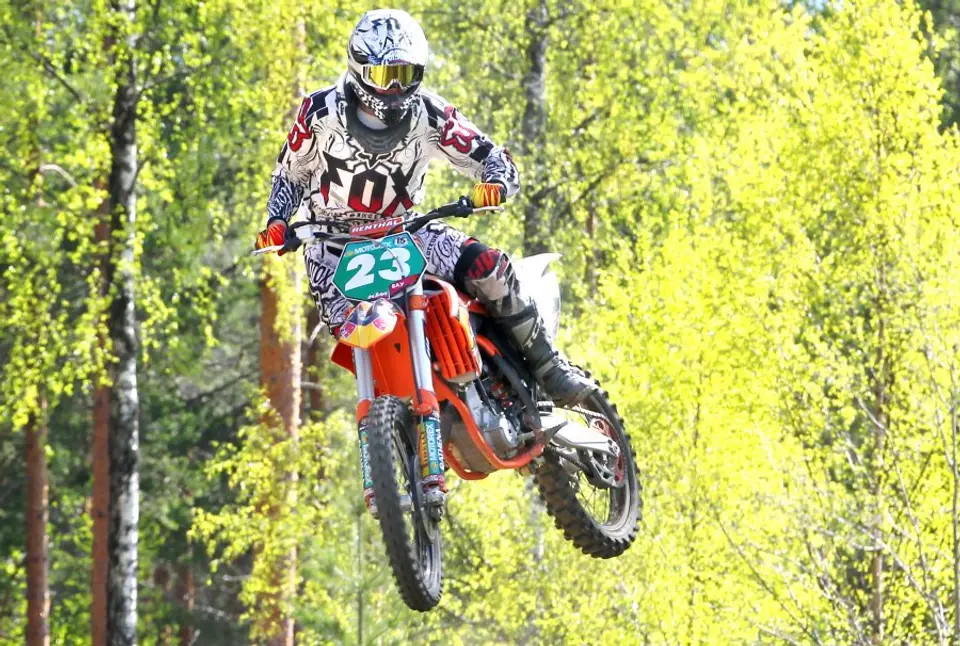 Harrastuksen parissa Onttolan motocrossrata, Kontiolahti